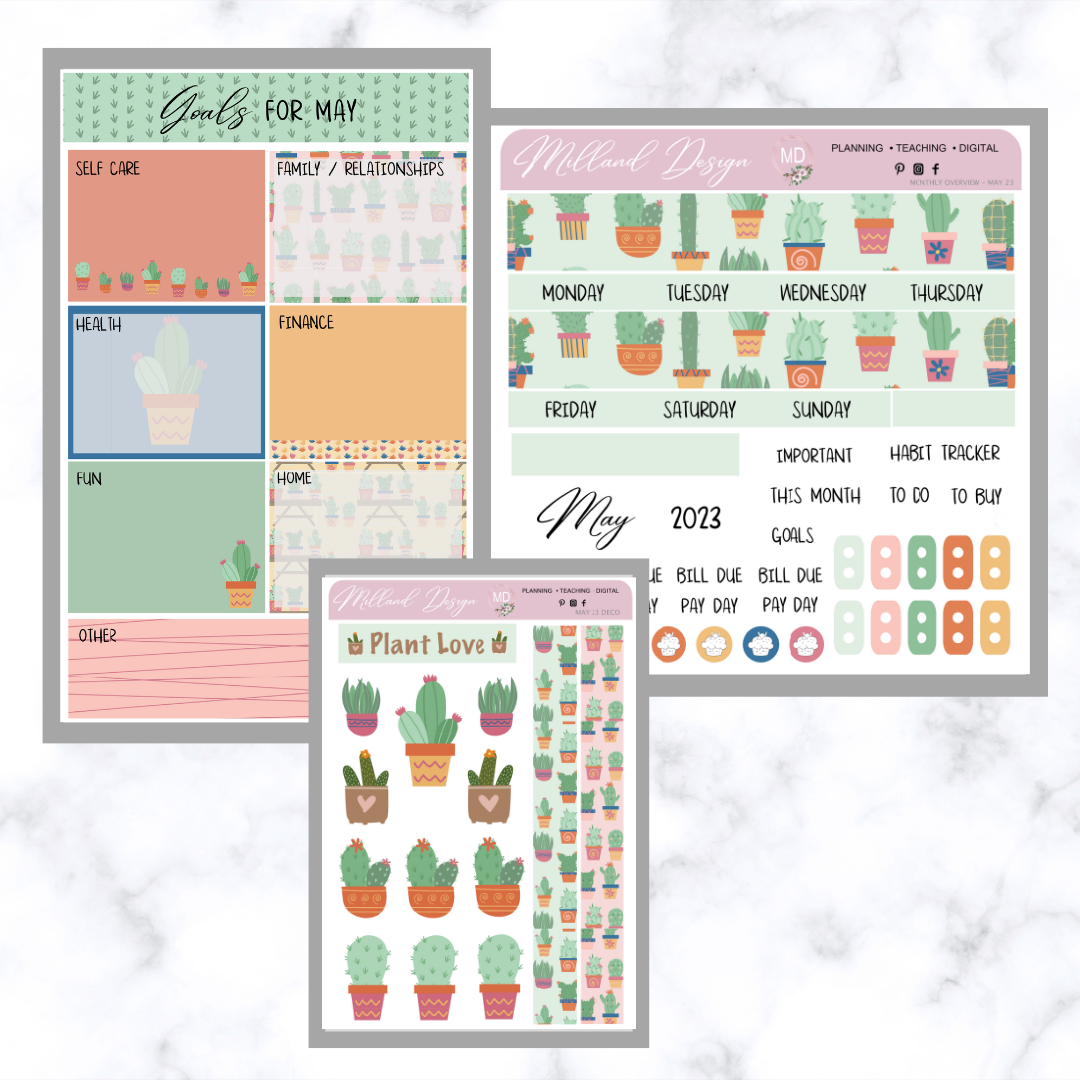 2023 - LBD Monthly Dashboard, Monthly overview and Deco stickers