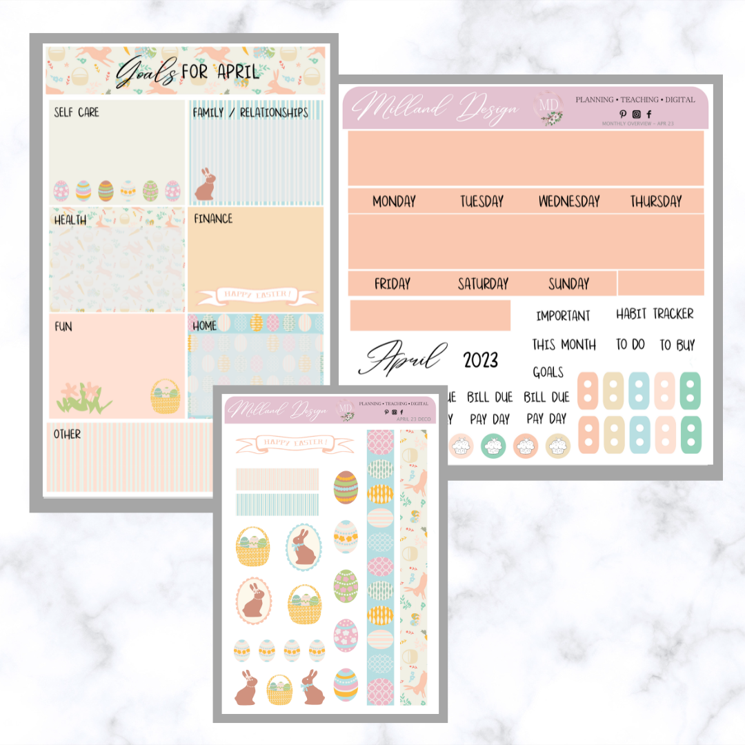 2023 - LBD Monthly Dashboard, Monthly overview and Deco stickers