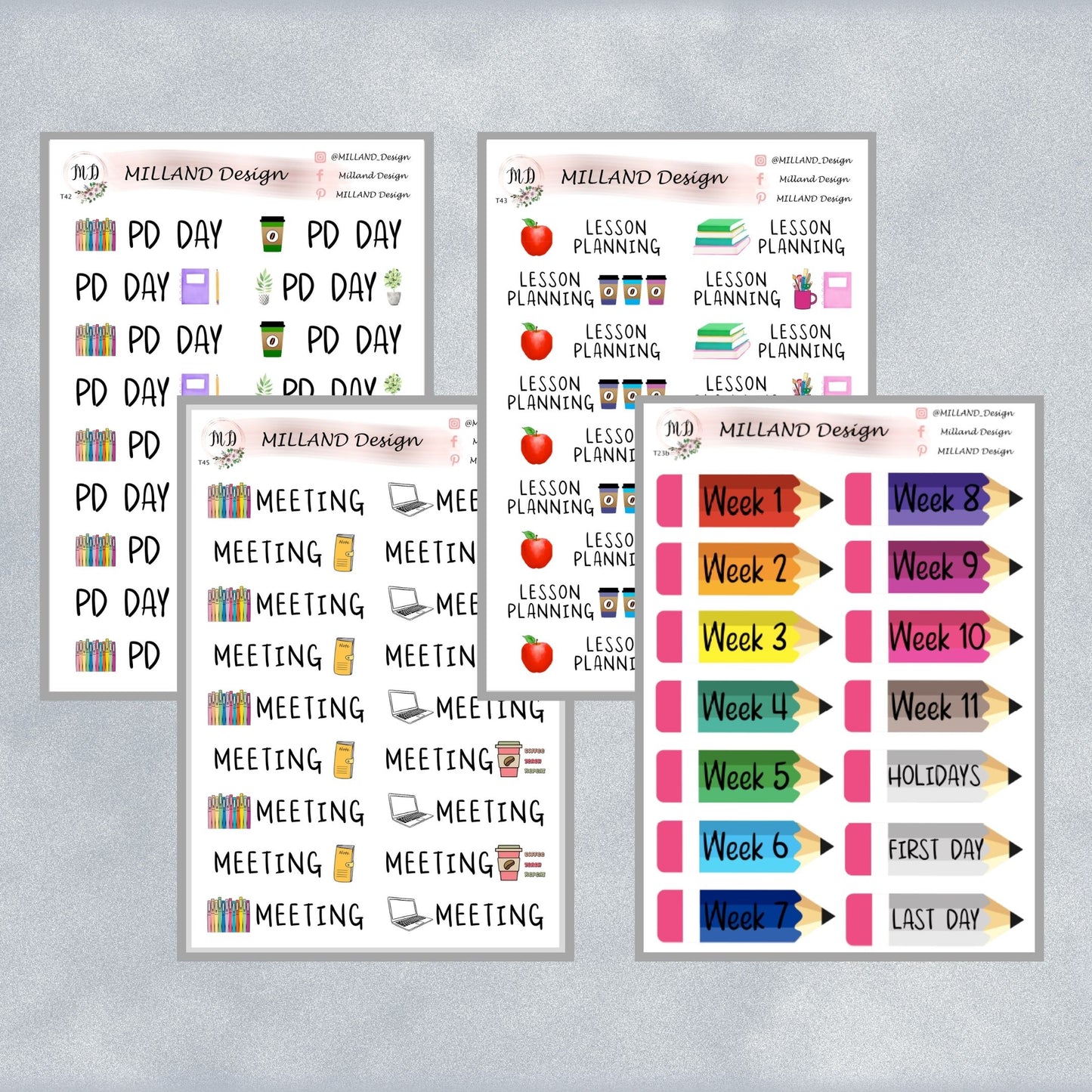 Teacher Planner Pack