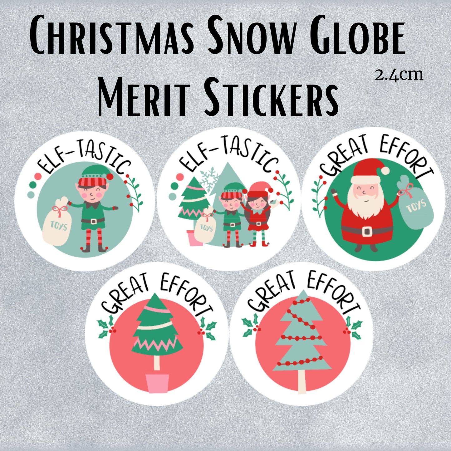 Christmas Elves General Merit Stickers