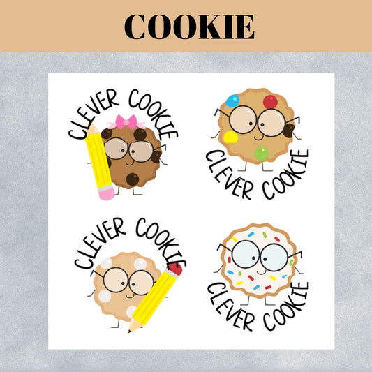 Cookie Printable Teaching Stickers