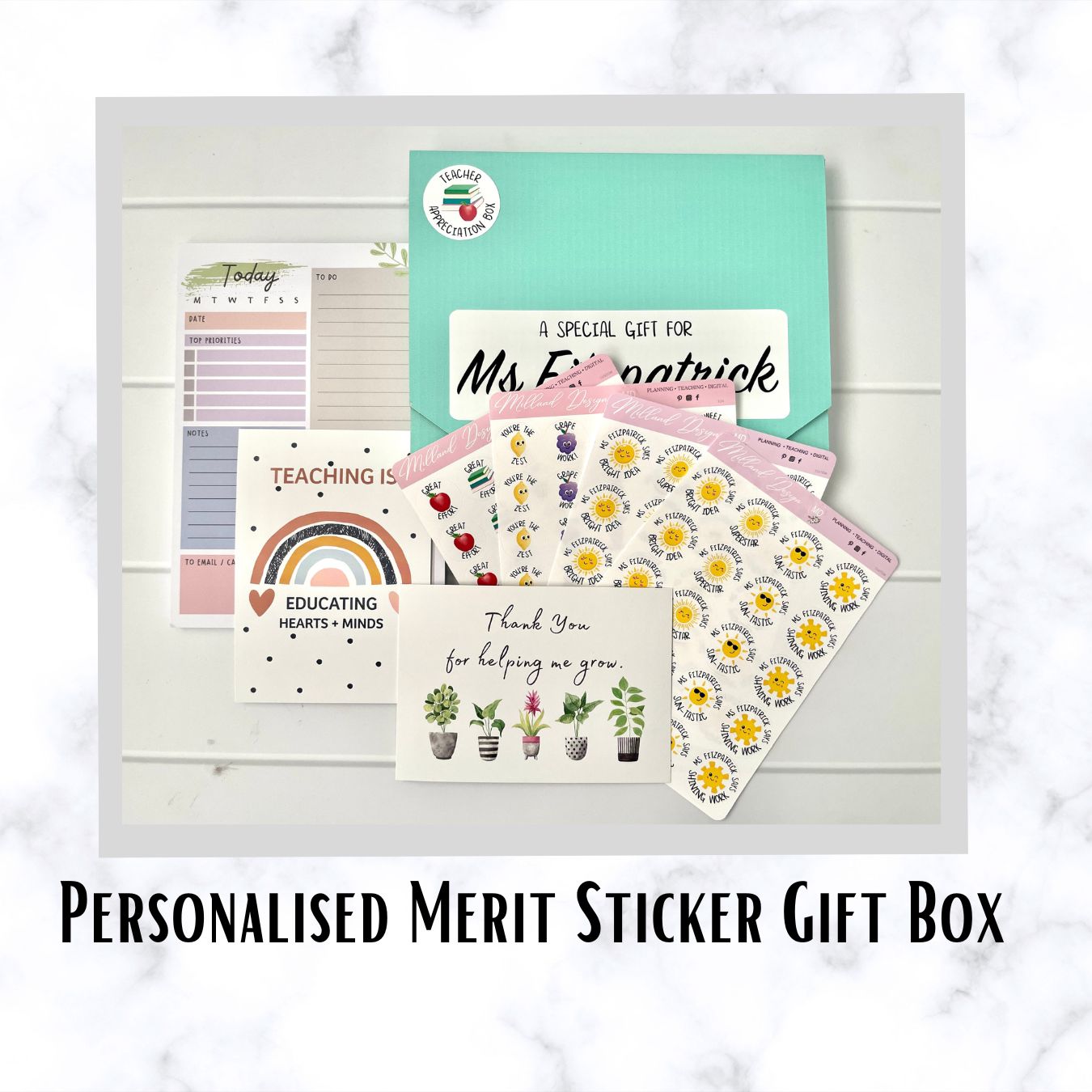 Small Personalised Teacher Gift Box