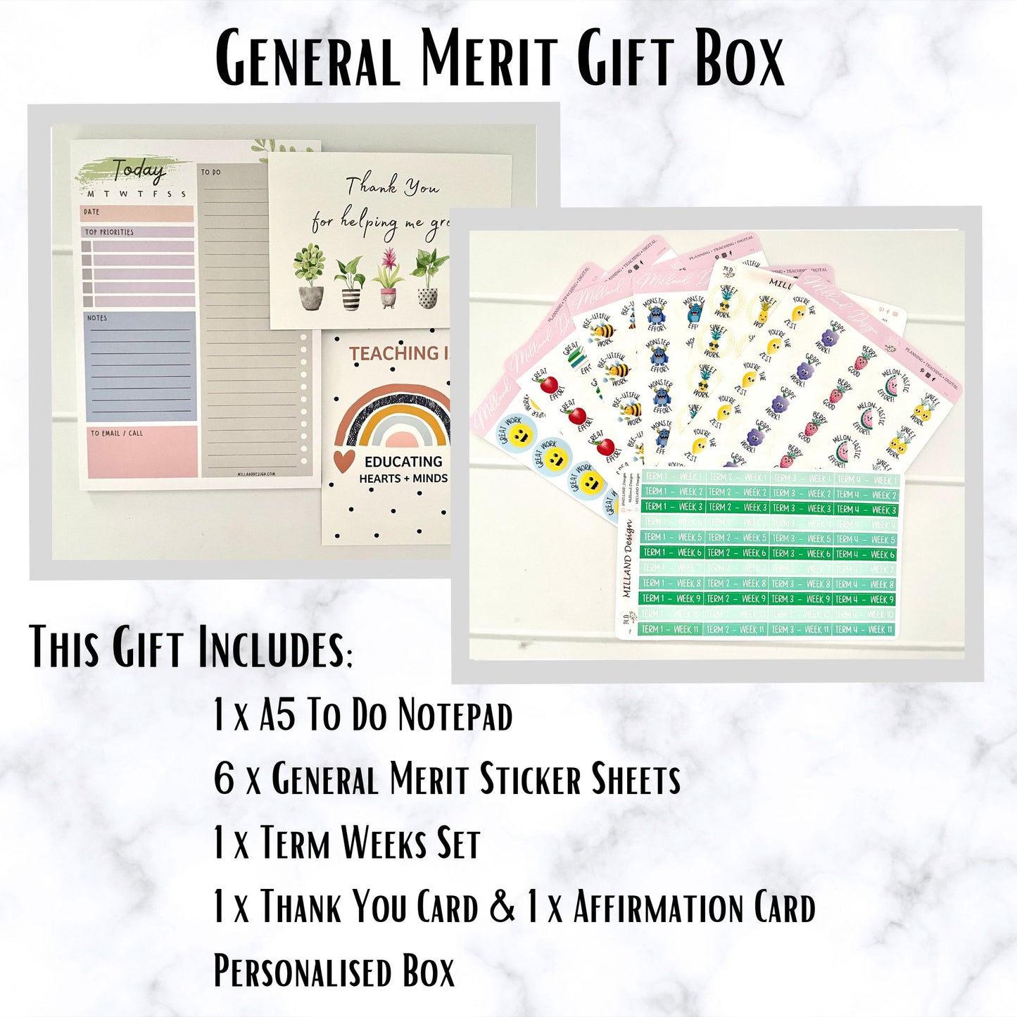 Small General Merit Teacher Gift Box