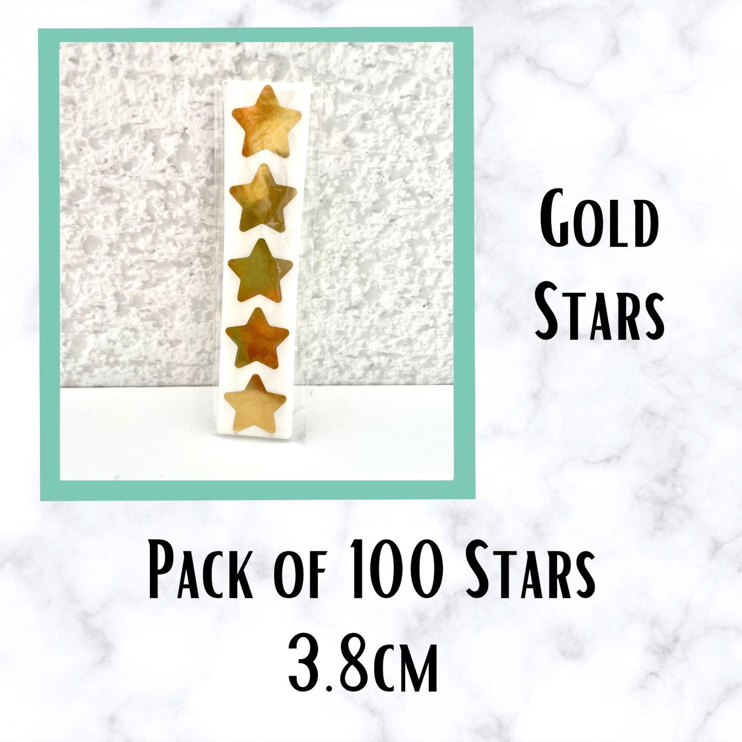 Gold Stars - Pack of 100