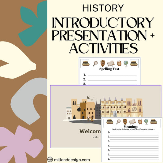 History Introductory Paragraph and Literacy Activities