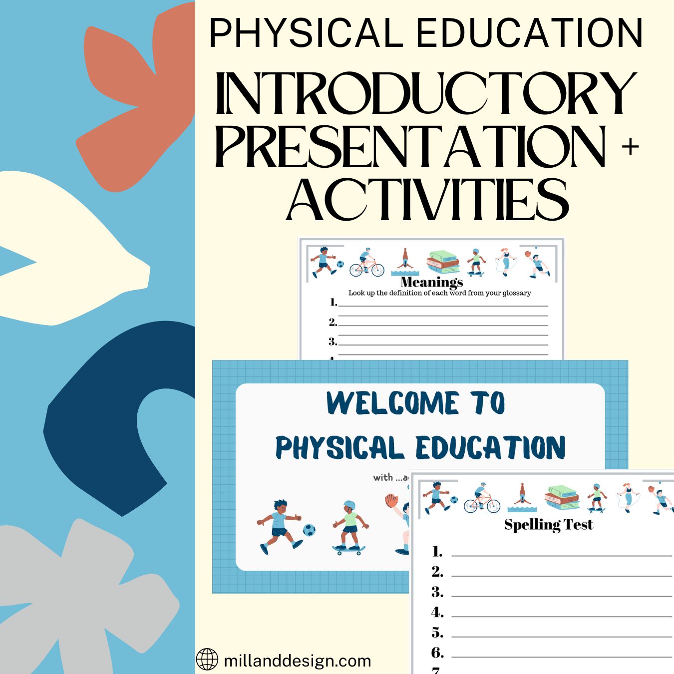 Physical Education Introductory Paragraph and Literacy Activities