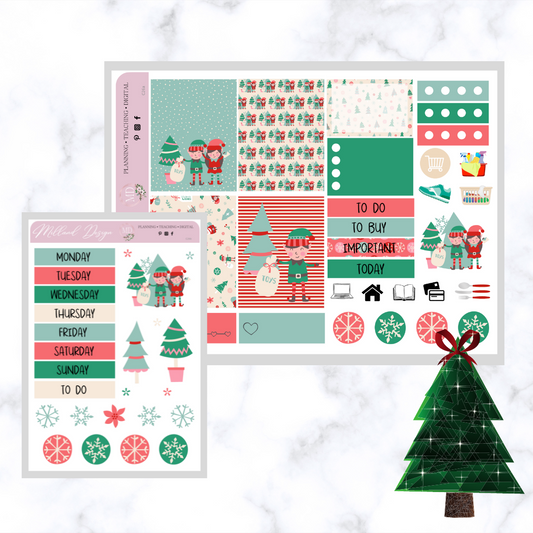 Christmas Elves Planner Mini Kit