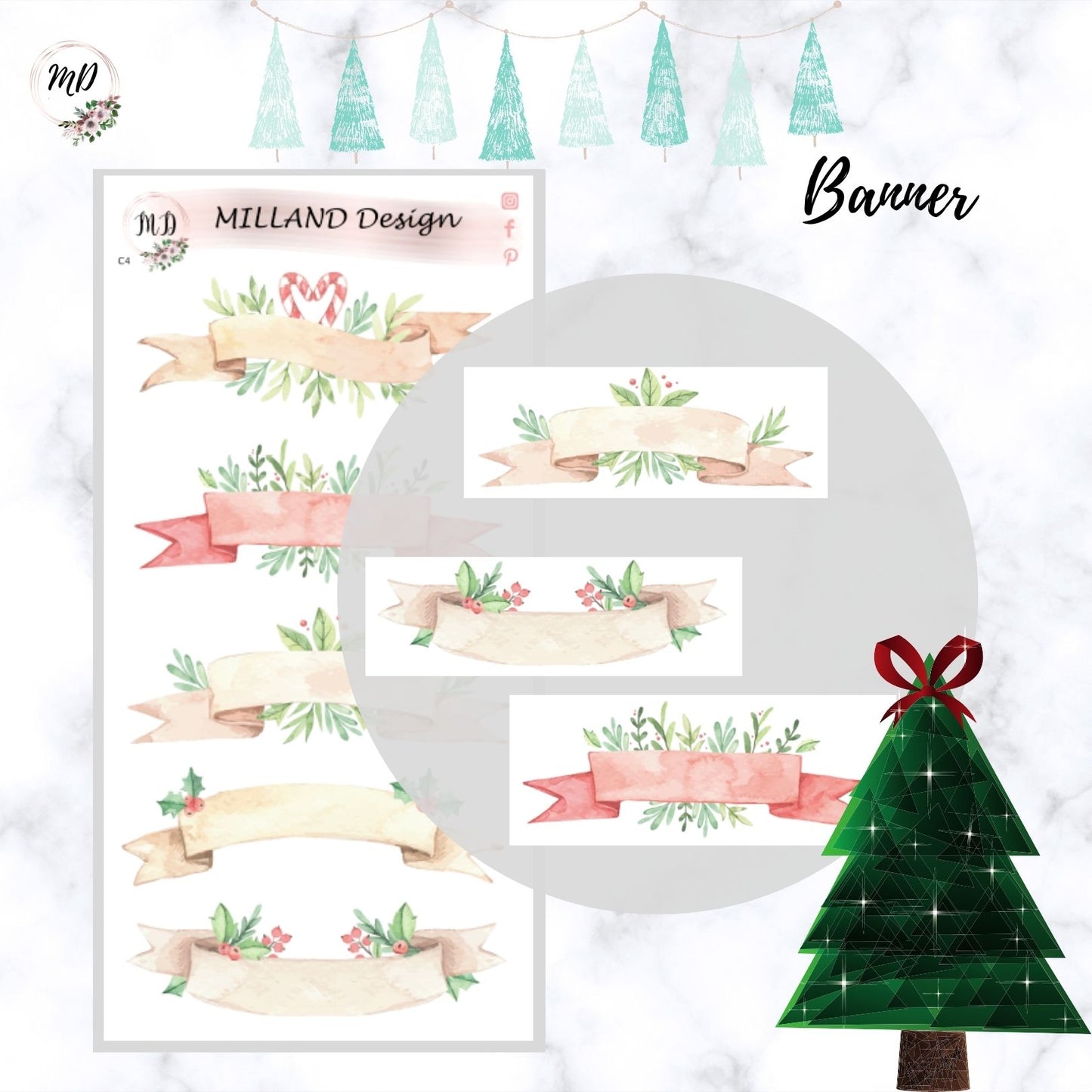 Christmas Decorative Banner