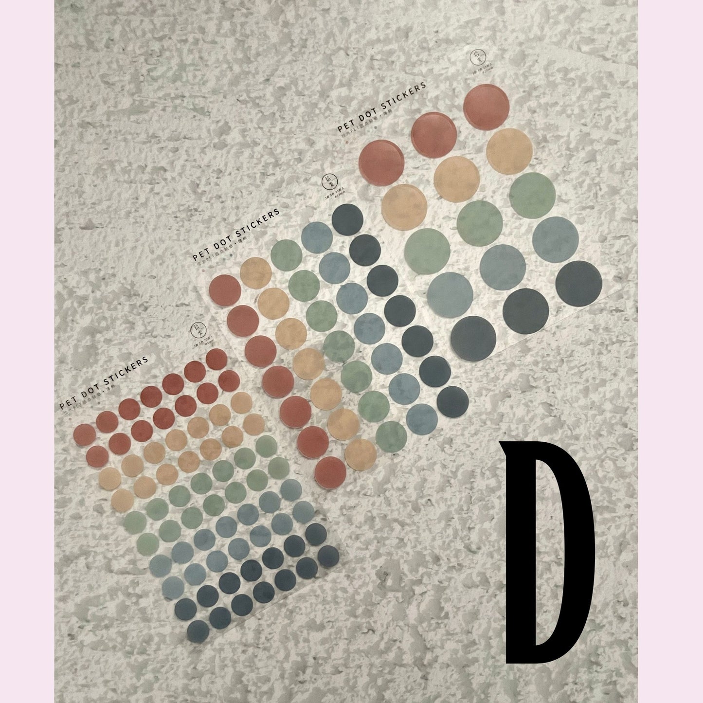 Transparent Dots - 3 sizes