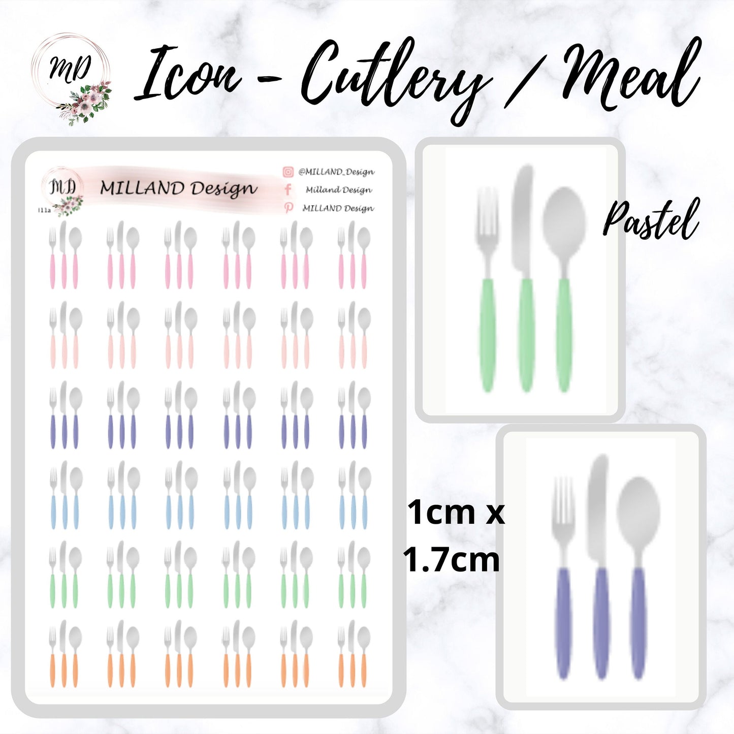 Meal Icon Sticker
