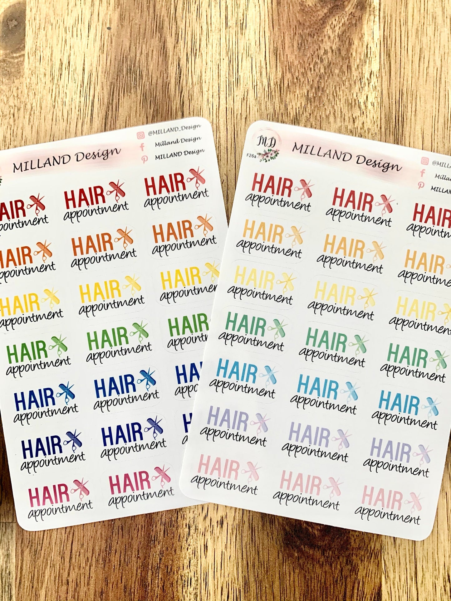 Hair Appointment Functional Sticker
