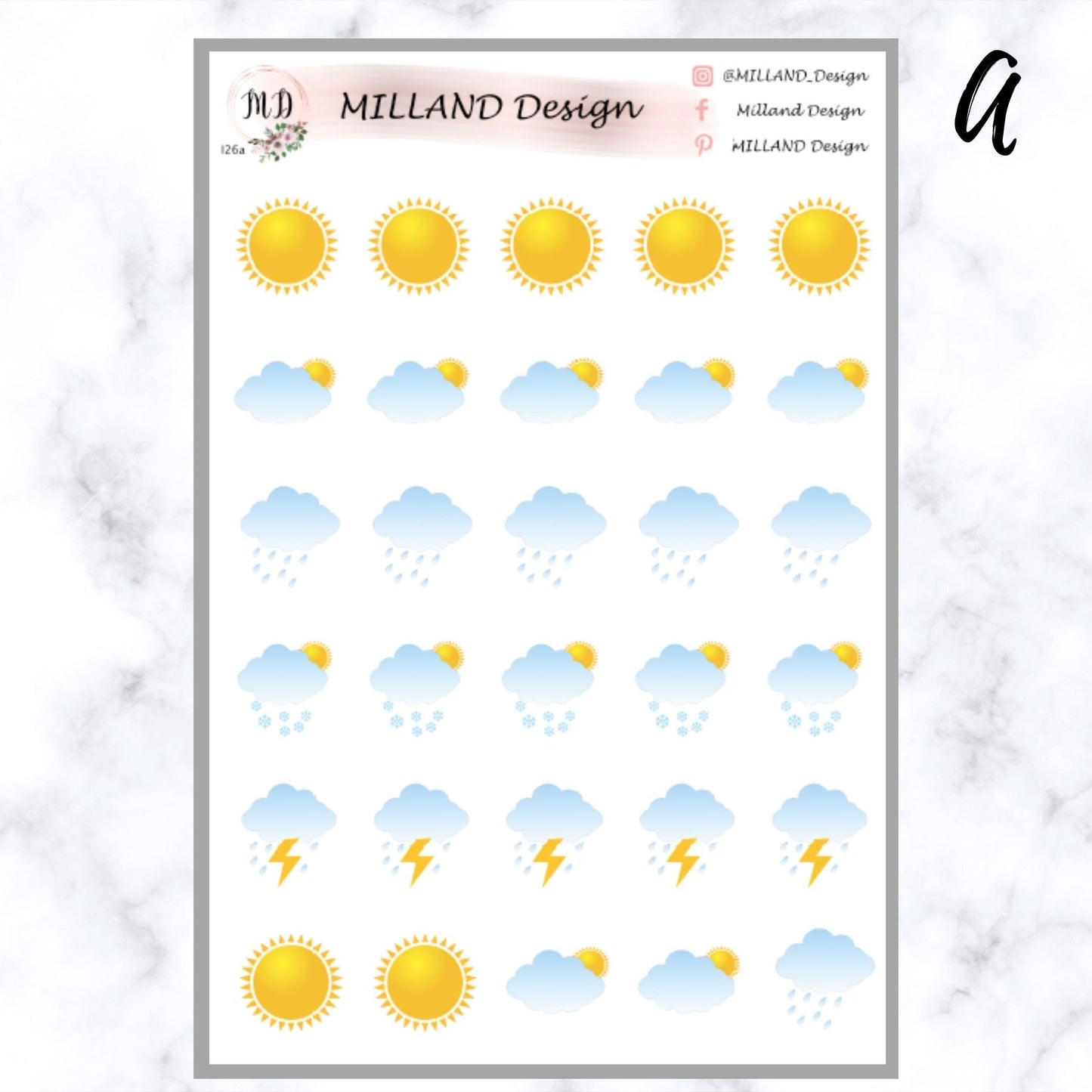 Weather Icon Sticker