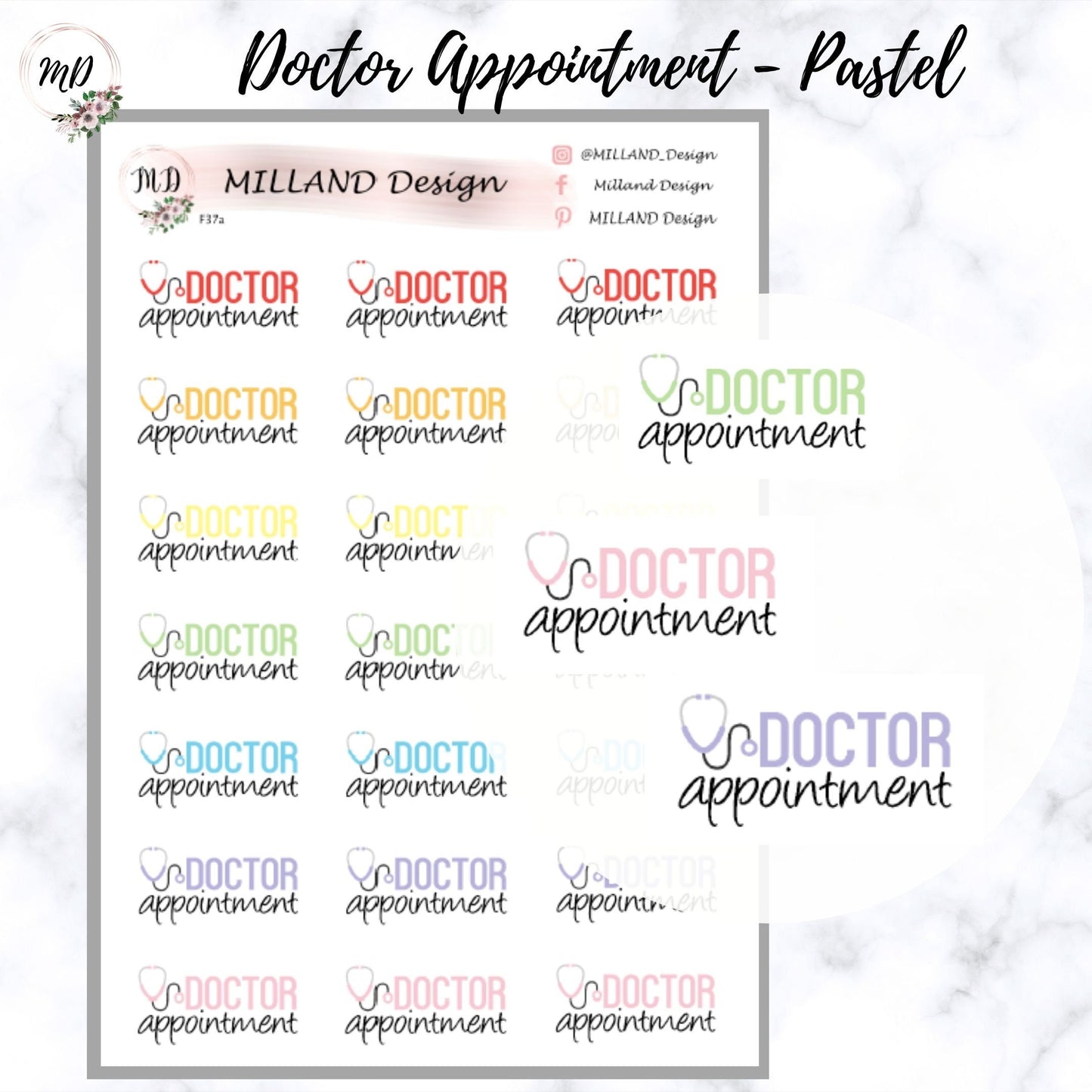 Doctor Appointment Functional Sticker