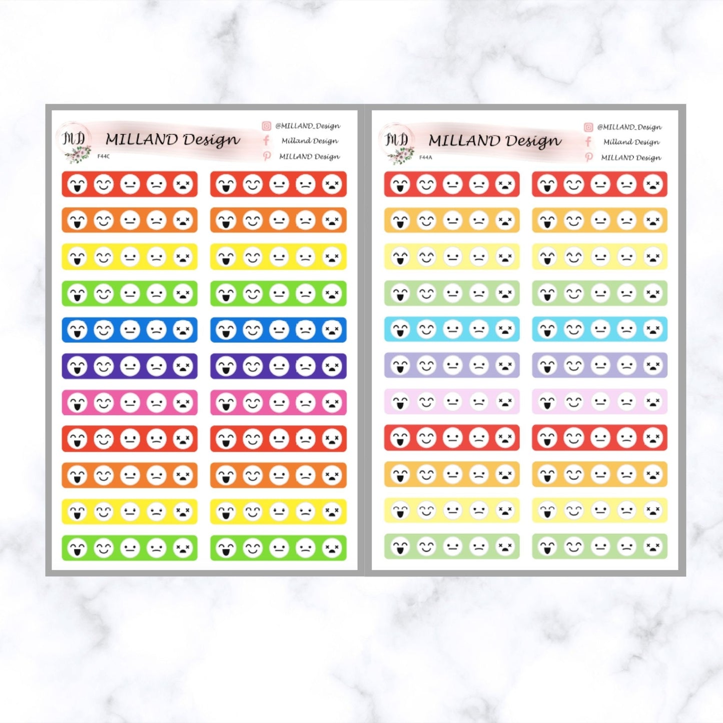 Mood Tracker Functional Sticker