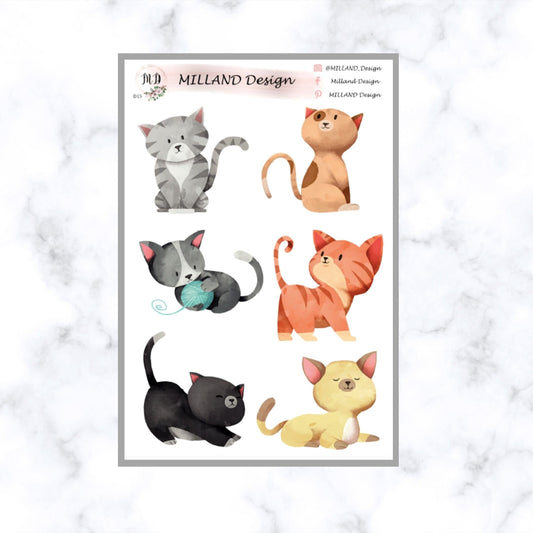 Kitty Cat Decorative Sticker