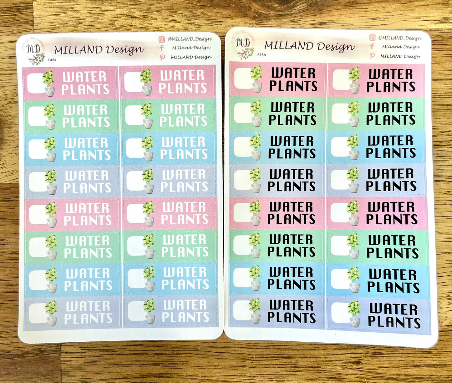 Water Plants Functional Sticker