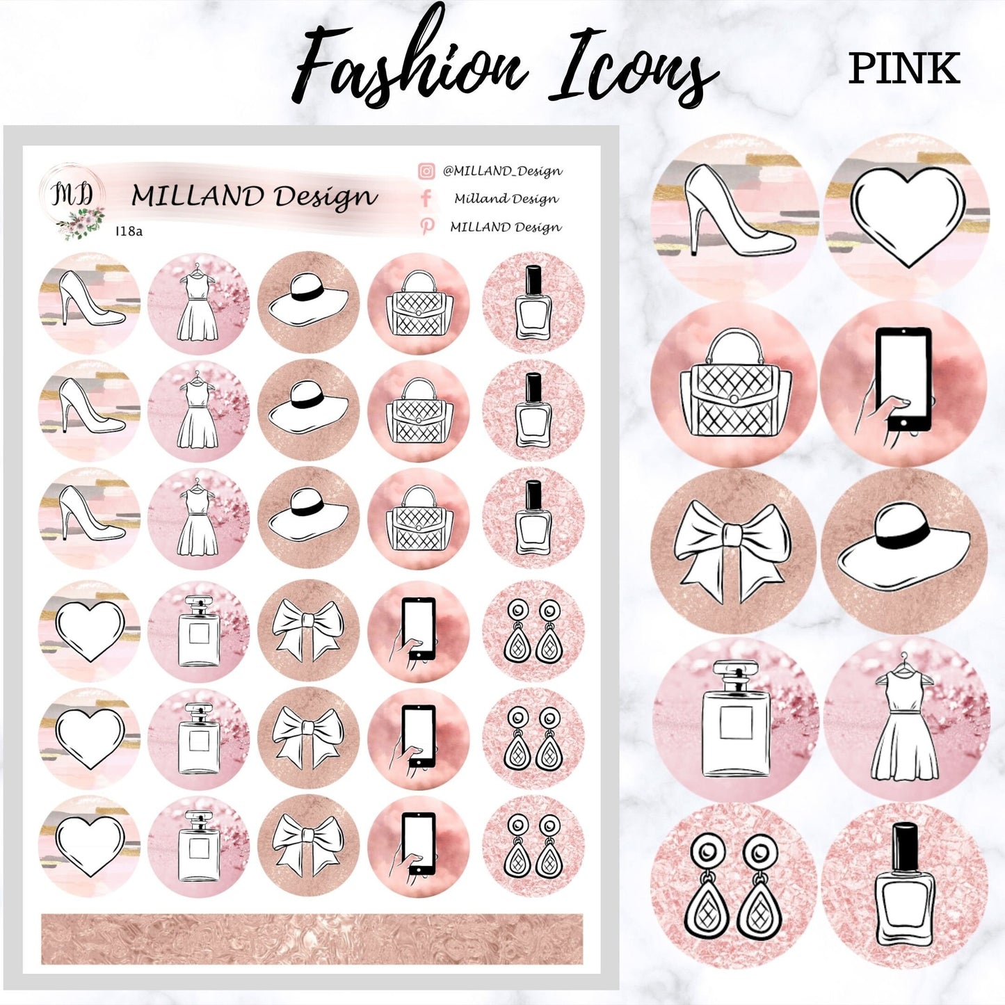 Fashion Icon Stickers