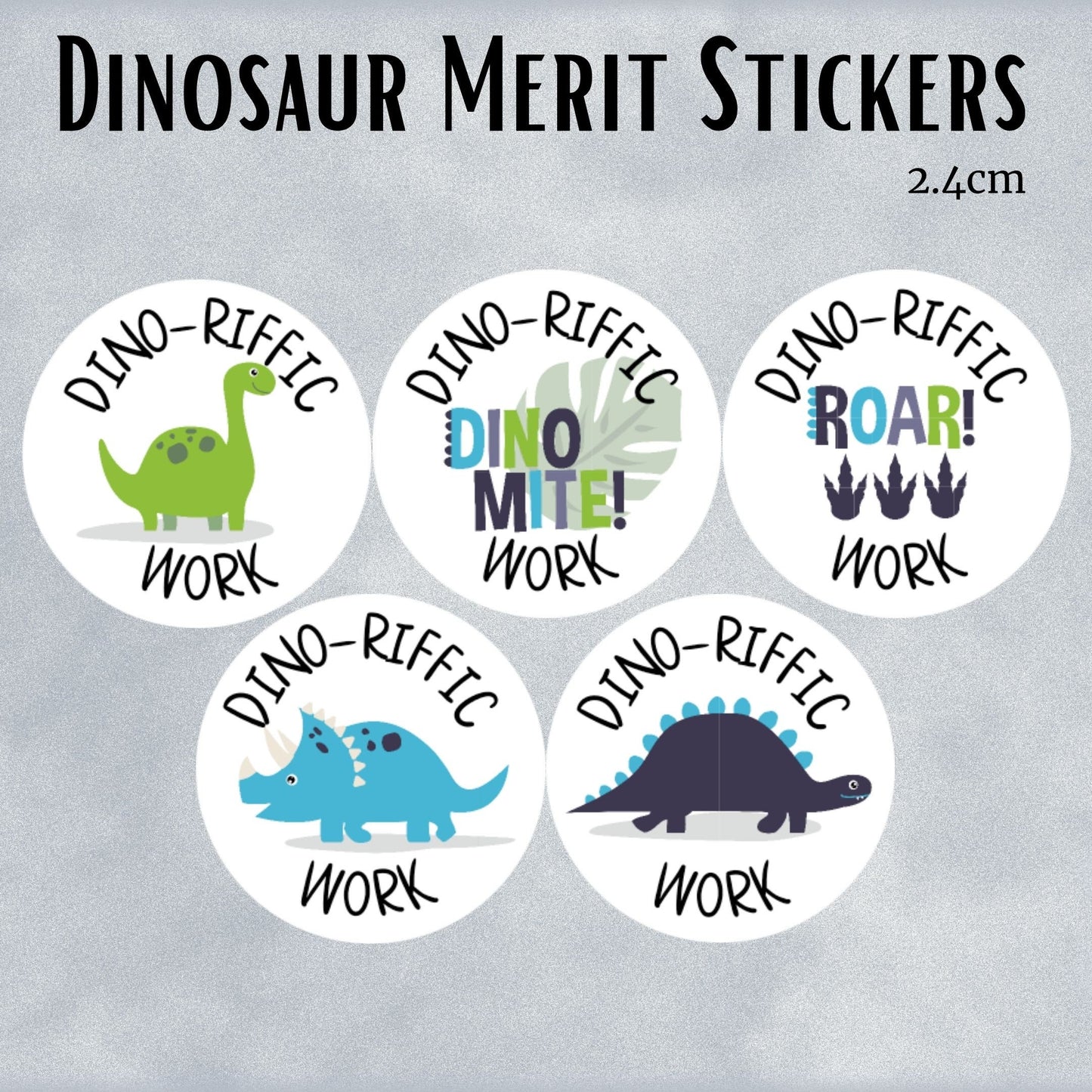 Dinosaur General Merit Stickers