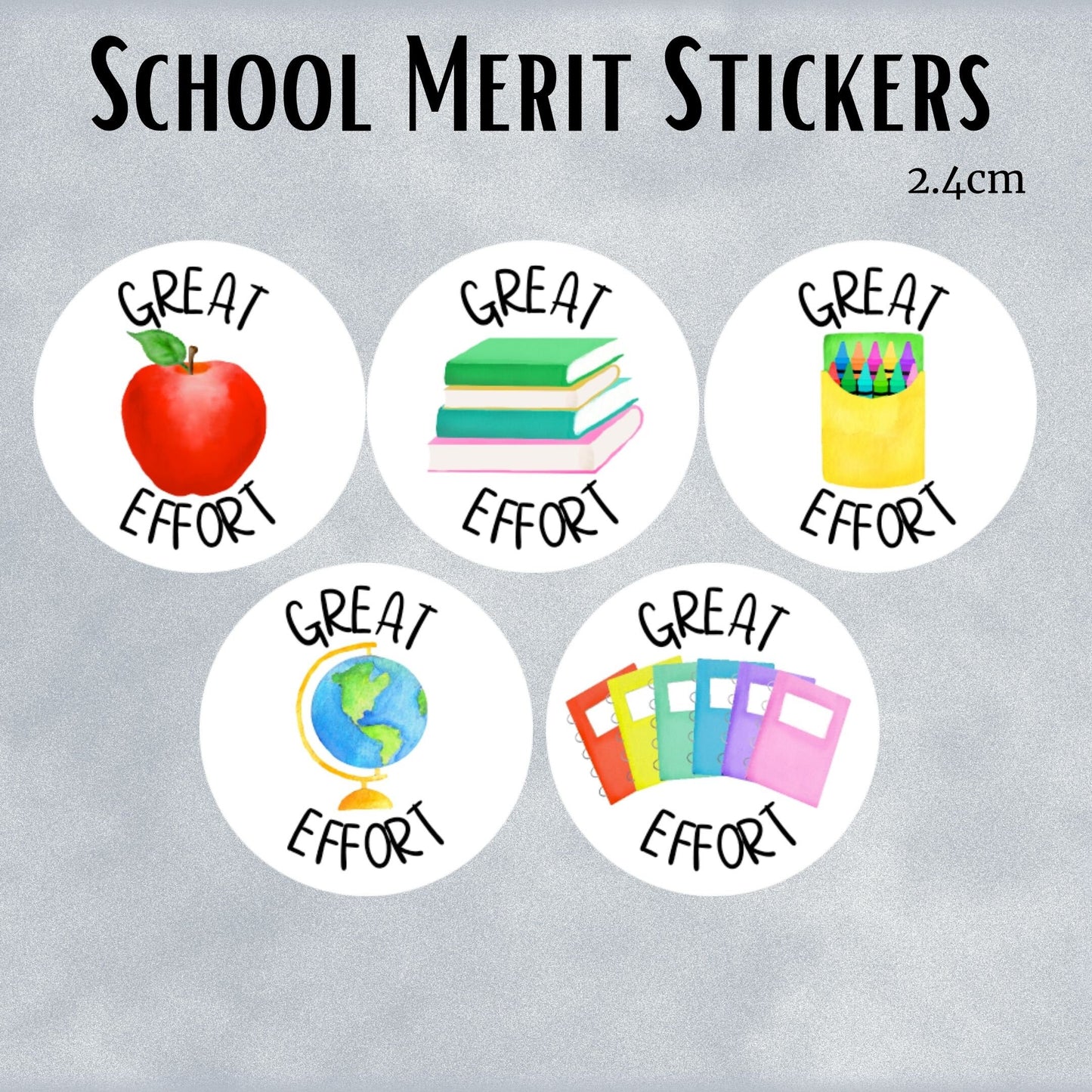 School General Merit Stickers