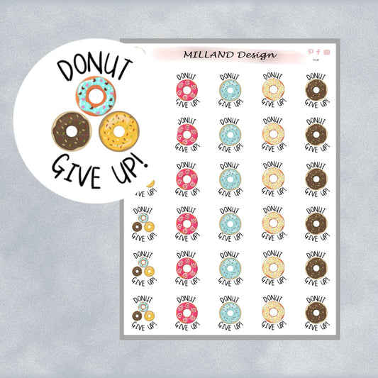 Donut General Merit Stickers
