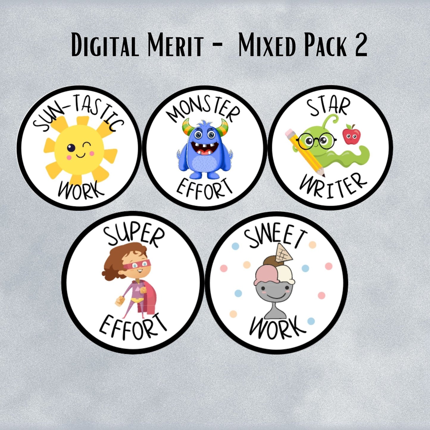 Mixed Digital Merit and Reward pack 2