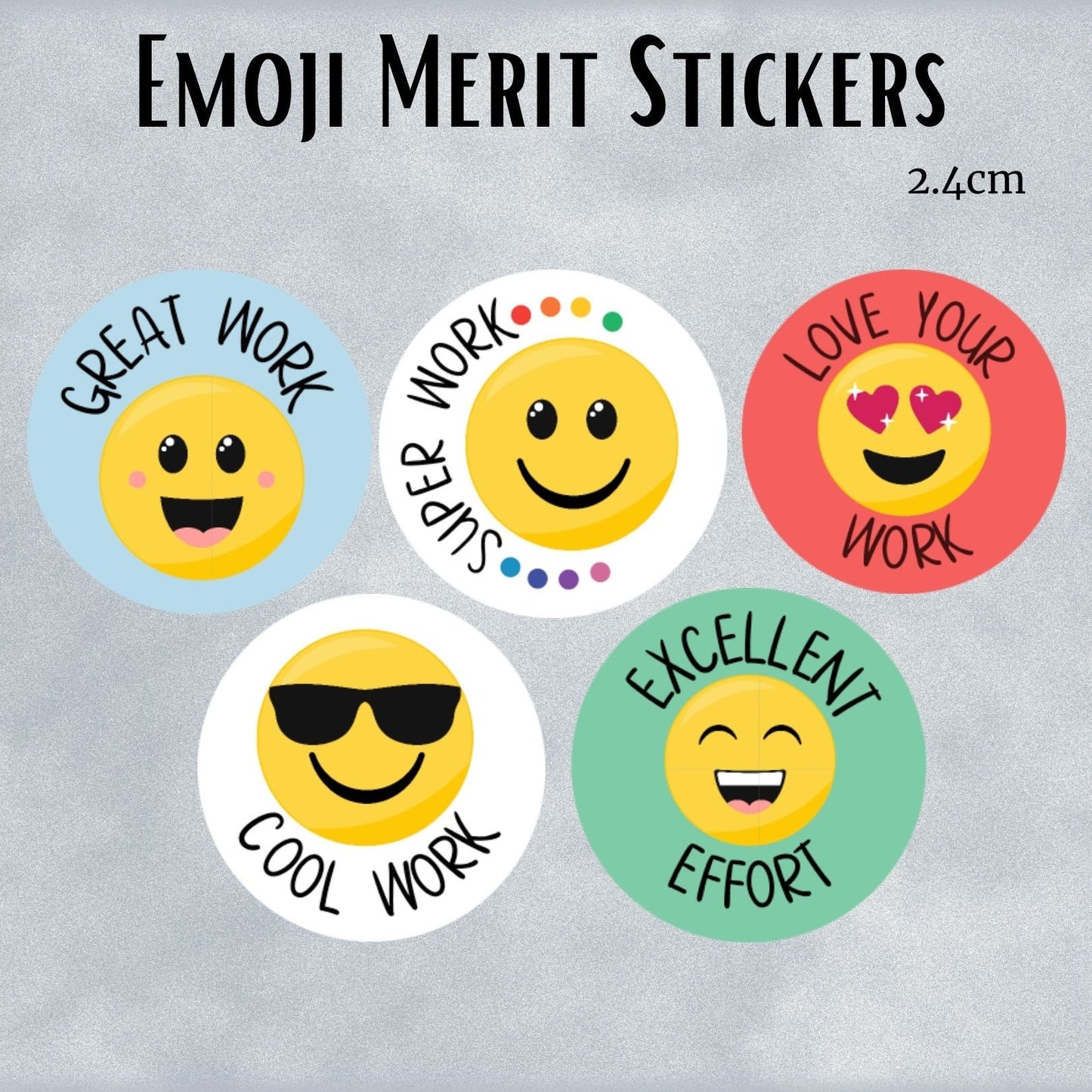 Emoji General Merit Stickers