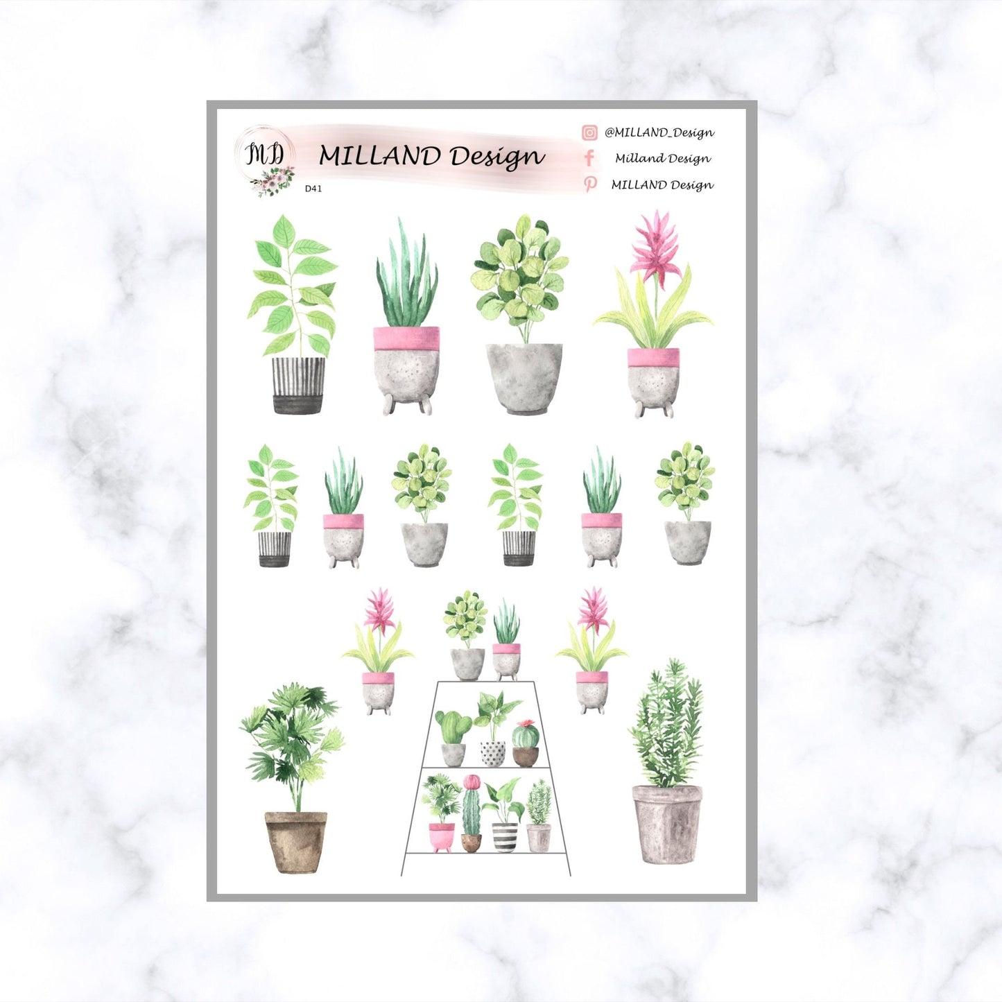 Plants for Days Decorative Sticker
