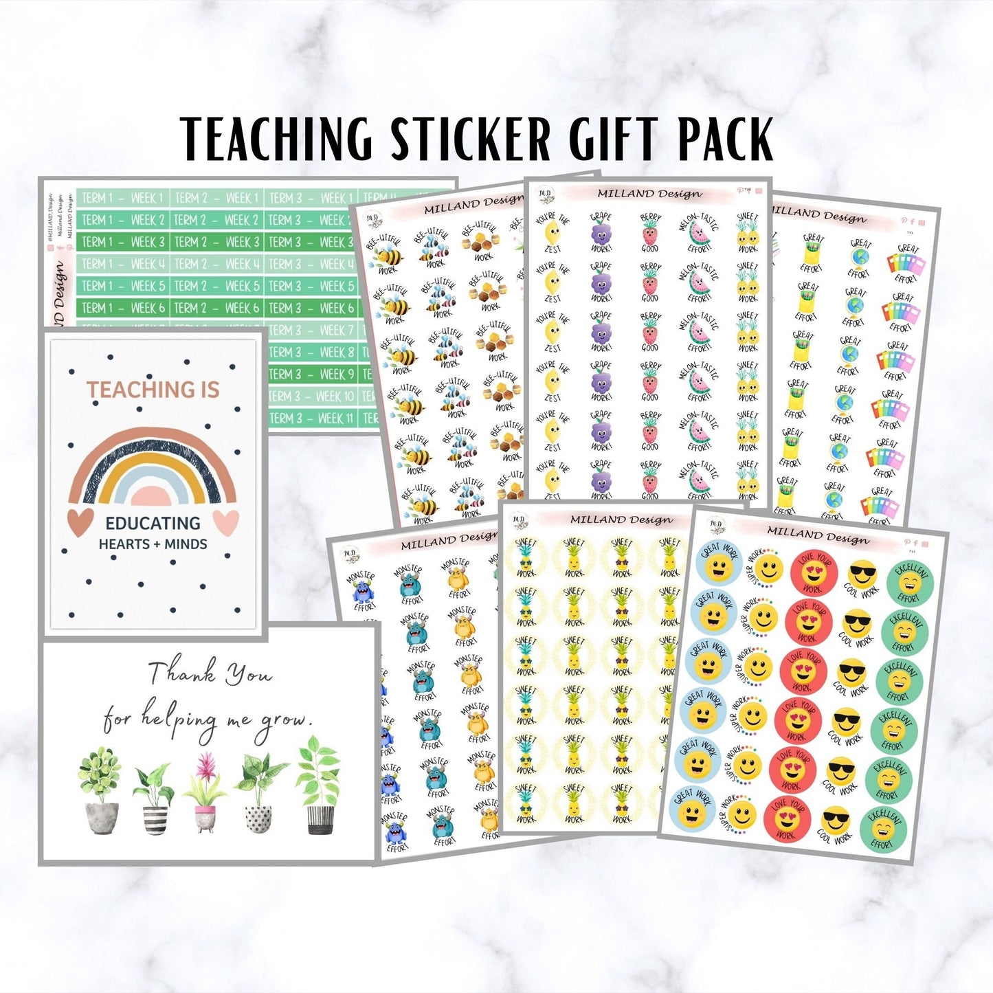 General Merit Sticker Gift Pack