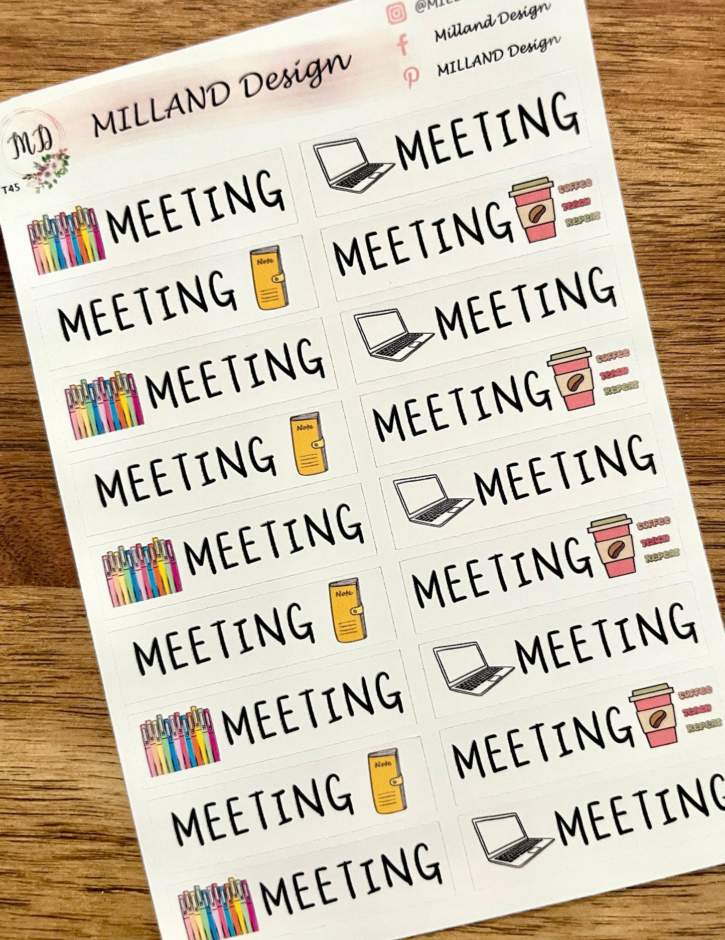 Meeting Sticker