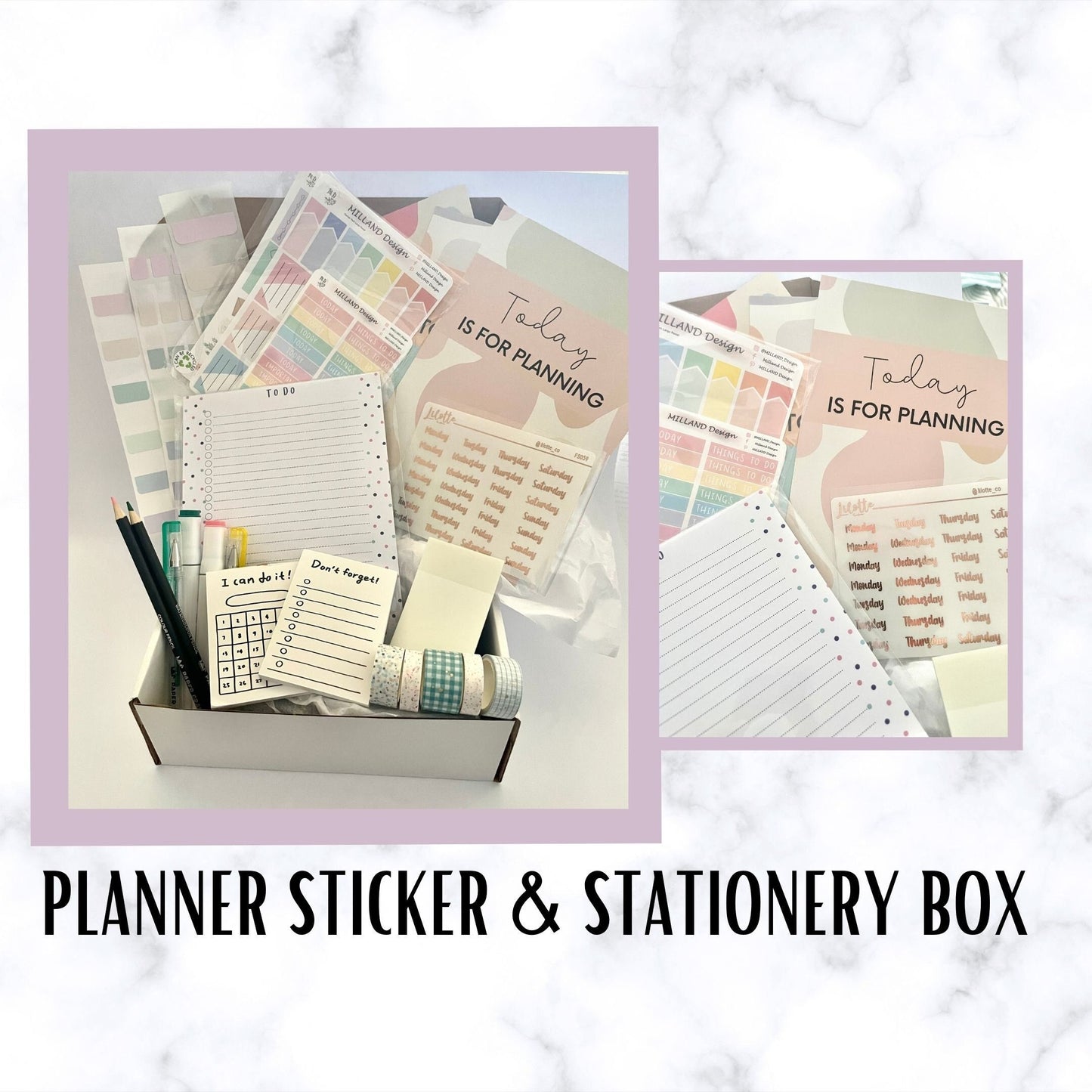 Planner Box - Stickers and Stationery